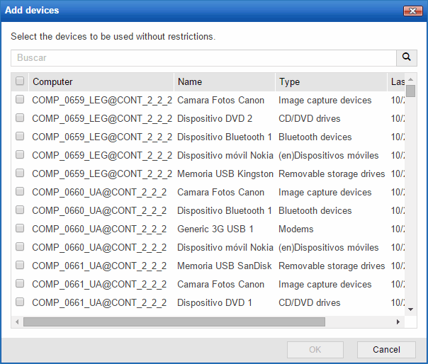 Allowing a blocked device
