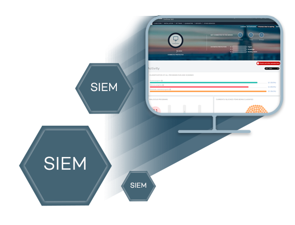 Ability to export data to other SIEM solutions